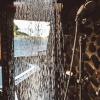 View of Cook Inlet from Captain Quarters shower